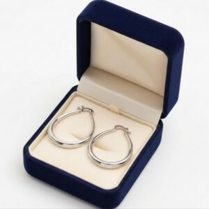 Earrings Sterling Silver Teardrop Earrings 2.5"